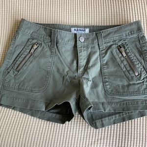 Old Navy Army Green Shorts-Size 2